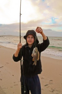 Peter fishing