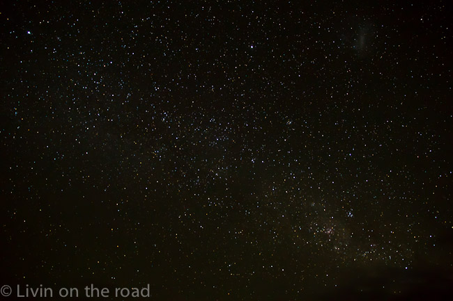 Travel blog night sky