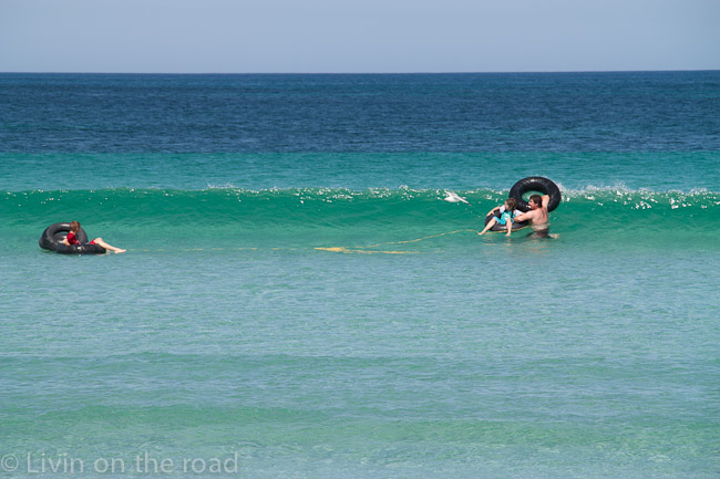 Travel blog at the beach