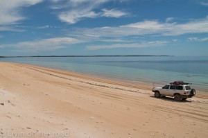 Car on the beach