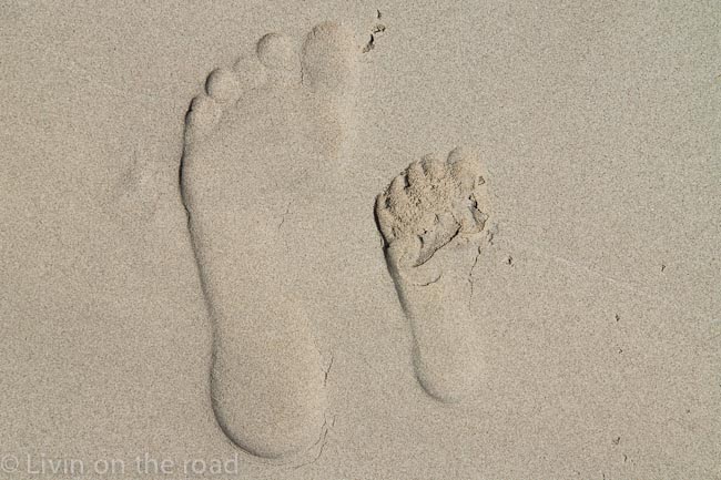 Travel blog at the beach