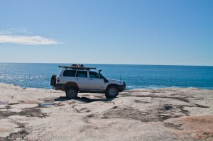 Looking out over the ocean
