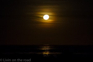 Staircase to the Moon in Broome.